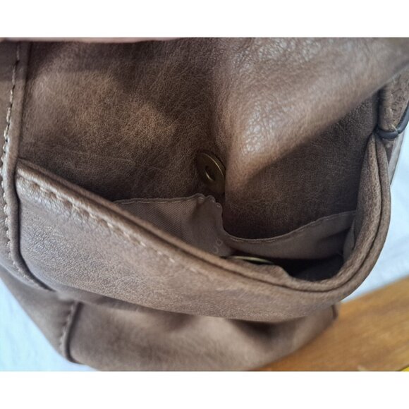 Darcy Marks London Tooled Floral Light Brown Large Leather Handbag Tote Bag - Picture 13 of 15